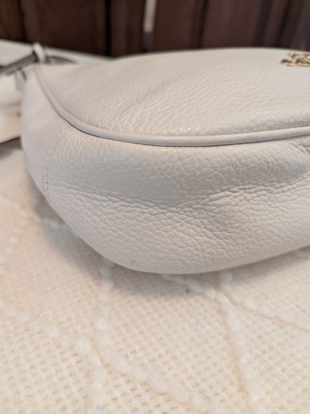 Coach Ellie File Bag in Chalk with Gold Tone Hardware | C1648 - Picture 8 of 11